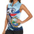 Costa Rica Jaguar Guaria Morada Women Sleeveless Polo Shirt