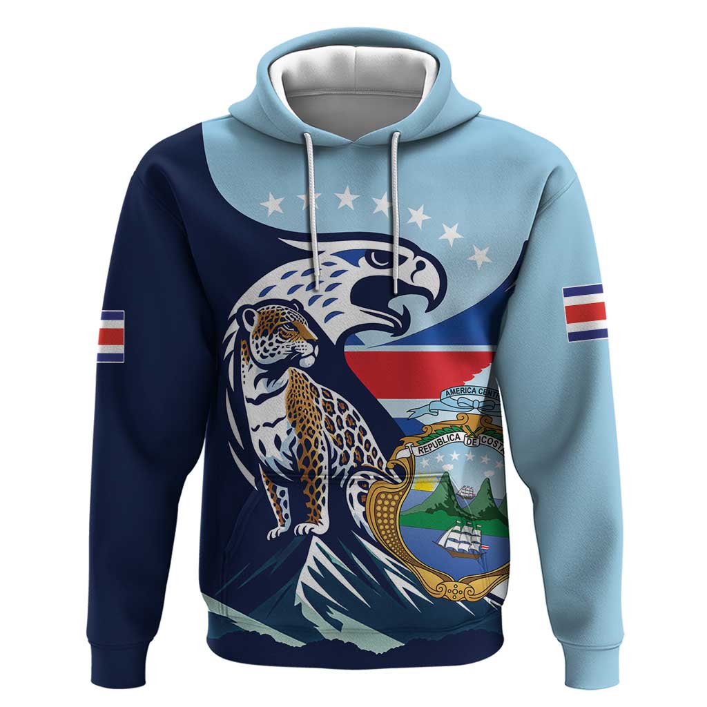 Costa Rica Jaguar Guaria Morada Zip Hoodie