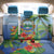 Costa Rica Parrot Tropical Flowers Back Car Seat Cover