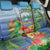 Costa Rica Parrot Tropical Flowers Back Car Seat Cover