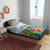 Costa Rica Parrot Tropical Flowers Bedding Set
