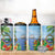 Costa Rica Parrot Tropical Flowers 4 in 1 Can Cooler Tumbler
