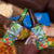 Costa Rica Parrot Tropical Flowers 4 in 1 Can Cooler Tumbler