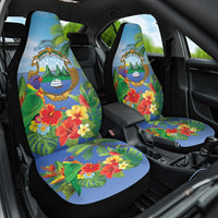 Costa Rica Parrot Tropical Flowers Car Seat Cover
