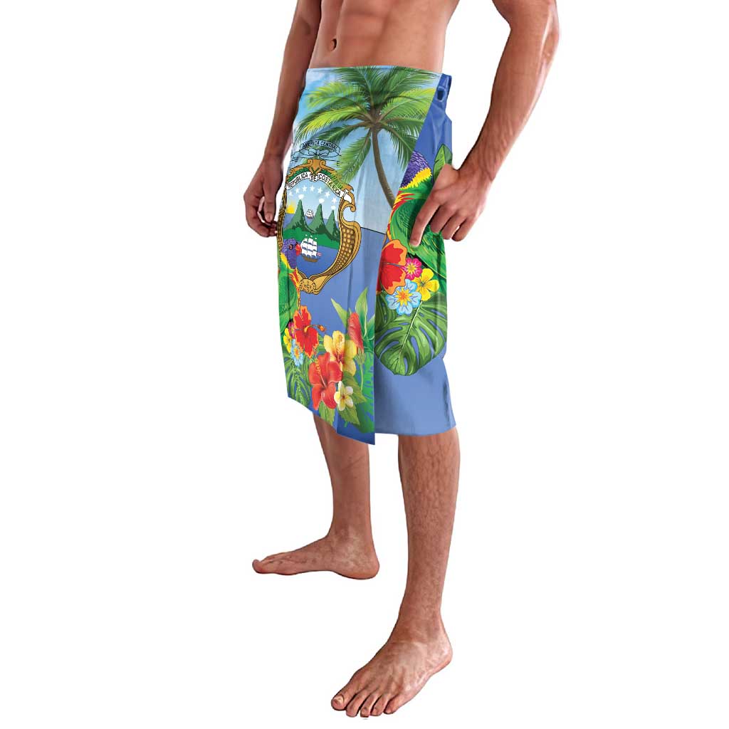 Costa Rica Parrot Tropical Flowers Lavalava