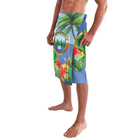 Costa Rica Parrot Tropical Flowers Lavalava