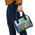 Costa Rica Parrot Tropical Flowers Shoulder Handbag