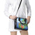 Costa Rica Parrot Tropical Flowers Shoulder Handbag