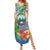 Costa Rica Parrot Tropical Flowers Summer Maxi Dress