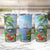 Costa Rica Parrot Tropical Flowers Tumbler Cup