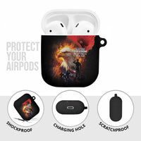 US Memorial Day Personalized AirPods Case May We Never Forget Freedom Isnt Free