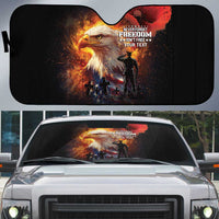 US Memorial Day Personalized Auto Sun Shade May We Never Forget Freedom Isnt Free