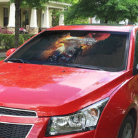 US Memorial Day Personalized Auto Sun Shade May We Never Forget Freedom Isnt Free