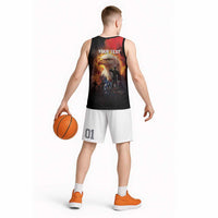 US Memorial Day Personalized Basketball Jersey May We Never Forget Freedom Isnt Free