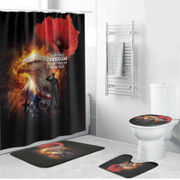 US Memorial Day Personalized Bathroom Set May We Never Forget Freedom Isnt Free