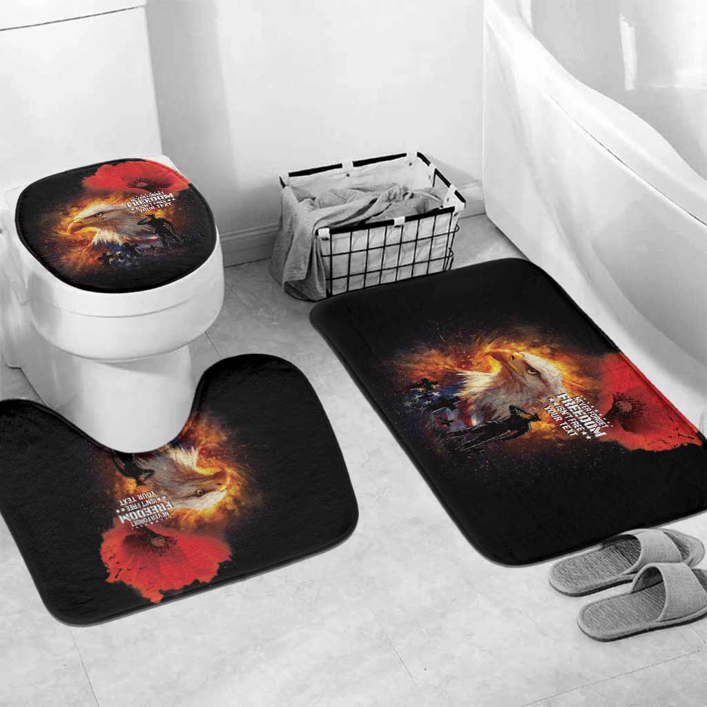 US Memorial Day Personalized Bathroom Set May We Never Forget Freedom Isnt Free