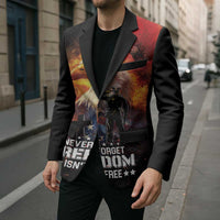 US Memorial Day Personalized Blazer May We Never Forget Freedom Isnt Free