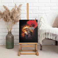 US Memorial Day Personalized Canvas Wall Art May We Never Forget Freedom Isnt Free