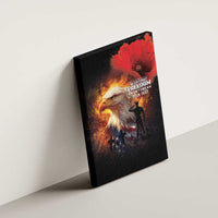 US Memorial Day Personalized Canvas Wall Art May We Never Forget Freedom Isnt Free