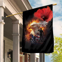 US Memorial Day Personalized Garden Flag May We Never Forget Freedom Isnt Free