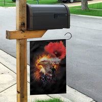 US Memorial Day Personalized Garden Flag May We Never Forget Freedom Isnt Free