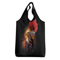 US Memorial Day Personalized Grocery Bag May We Never Forget Freedom Isnt Free