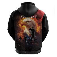 US Memorial Day Personalized Hoodie May We Never Forget Freedom Isnt Free