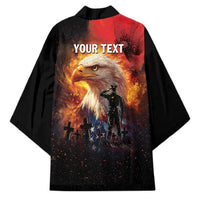 US Memorial Day Personalized Kimono May We Never Forget Freedom Isnt Free