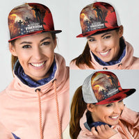 US Memorial Day Mesh Trucker Cap May We Never Forget Freedom Isnt Free
