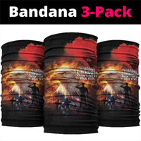 US Memorial Day Personalized Neck Gaiter May We Never Forget Freedom Isnt Free
