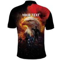 US Memorial Day Personalized Polo Shirt May We Never Forget Freedom Isnt Free