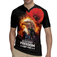 US Memorial Day Personalized Rugby Jersey May We Never Forget Freedom Isnt Free