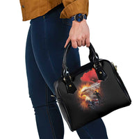 US Memorial Day Personalized Shoulder Handbag May We Never Forget Freedom Isnt Free