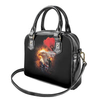 US Memorial Day Personalized Shoulder Handbag May We Never Forget Freedom Isnt Free
