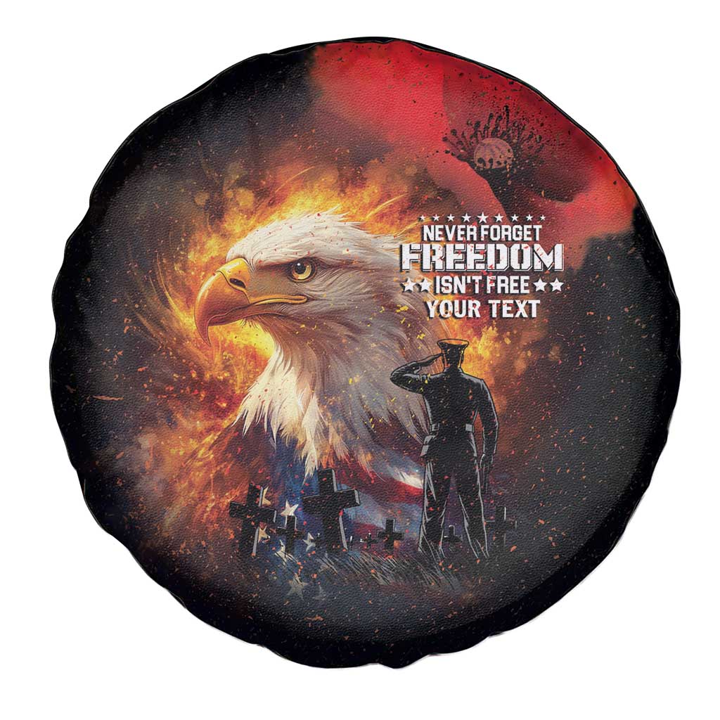 US Memorial Day Personalized Spare Tire Cover May We Never Forget Freedom Isnt Free