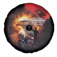 US Memorial Day Personalized Spare Tire Cover May We Never Forget Freedom Isnt Free