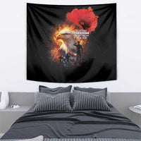 US Memorial Day Personalized Tapestry May We Never Forget Freedom Isnt Free