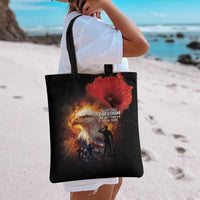 US Memorial Day Personalized Tote Bag May We Never Forget Freedom Isnt Free