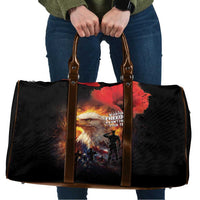 US Memorial Day Personalized Travel Bag May We Never Forget Freedom Isnt Free