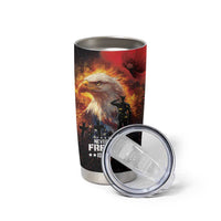 US Memorial Day Personalized Tumbler Cup May We Never Forget Freedom Isnt Free
