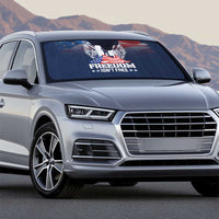 Never Forget Freedom American Memorial Day Auto Sun Shade