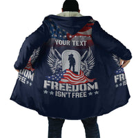Never Forget Freedom American Memorial Day Personalized Cloak