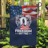 Never Forget Freedom American Memorial Day Garden Flag