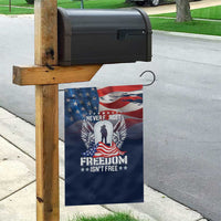 Never Forget Freedom American Memorial Day Garden Flag