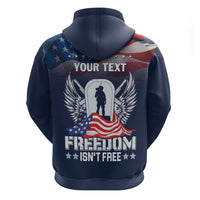 Never Forget Freedom American Memorial Day Personalized Hoodie