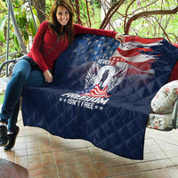 Never Forget Freedom American Memorial Day Quilt