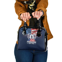 Never Forget Freedom American Memorial Day Shoulder Handbag