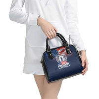 Never Forget Freedom American Memorial Day Shoulder Handbag