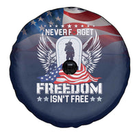 Never Forget Freedom American Memorial Day Spare Tire Cover