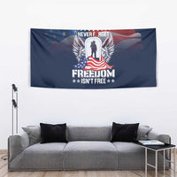 Never Forget Freedom American Memorial Day Tapestry